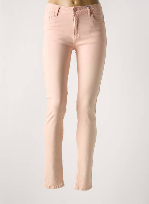 Pantalon slim roz NORFY femeie