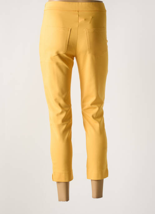 Pantalon trei sferturi galben HALOGENE femeie