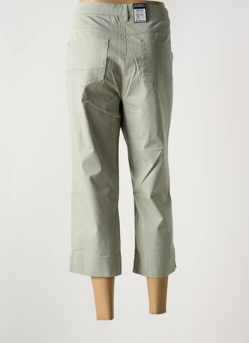 Pantalon trei sferturi verde ZERRES femeie