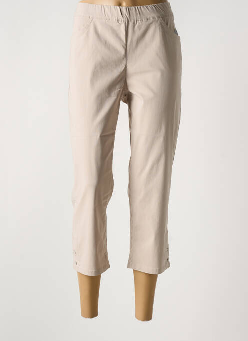 Pantalon trei sferturi bej STARK femeie