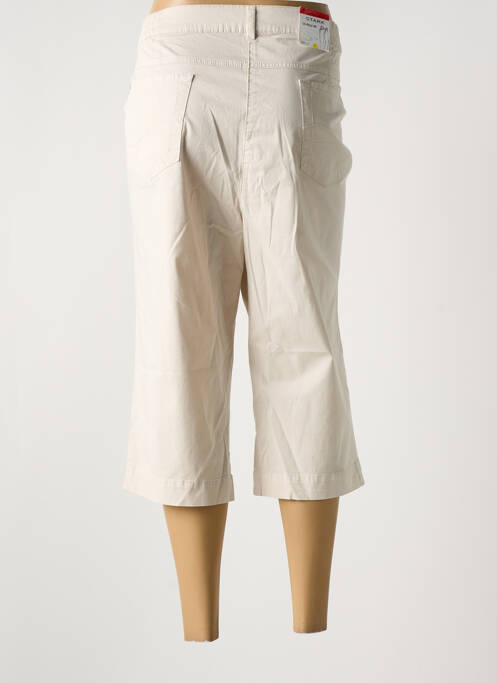 Pantalon trei sferturi croială dreaptă bej STARK femme