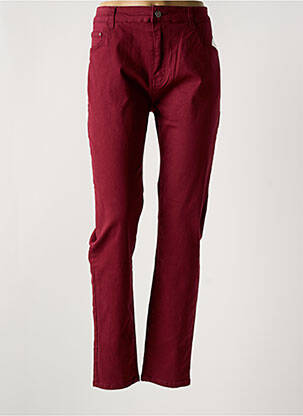 Blugi cu croială slim roșu JORGIE PARIS femeie