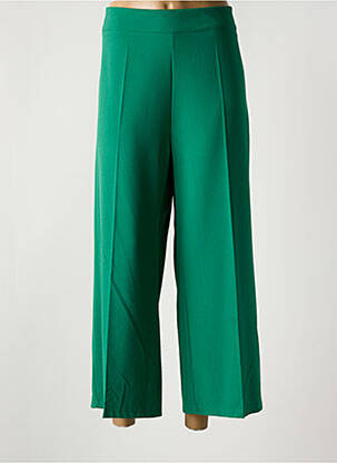 Pantalon 7/8 talie înaltă talie înaltă verde MISS SIDECAR femeie
