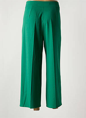 Pantalon 7/8 talie înaltă talie înaltă verde MISS SIDECAR femeie