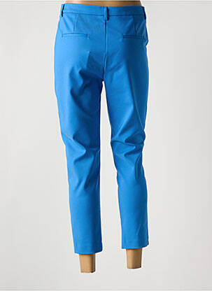 Pantalon 7/8 talie cu cleme mărime normală albastru MARINA V femeie