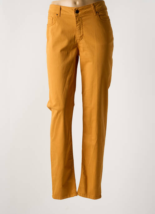 Blugi cu croială slim galben CARLA KOPS femeie