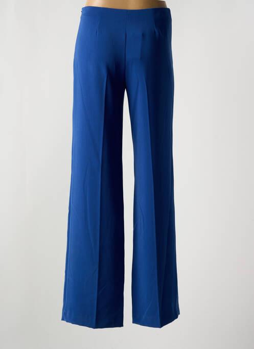 Pantalon larg albastru COTTONADE femeie