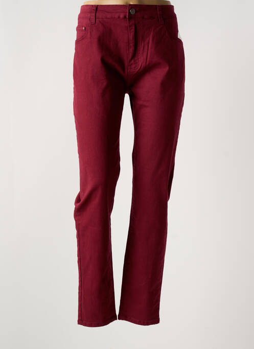 Blugi cu croială slim roșu JORGIE PARIS femeie