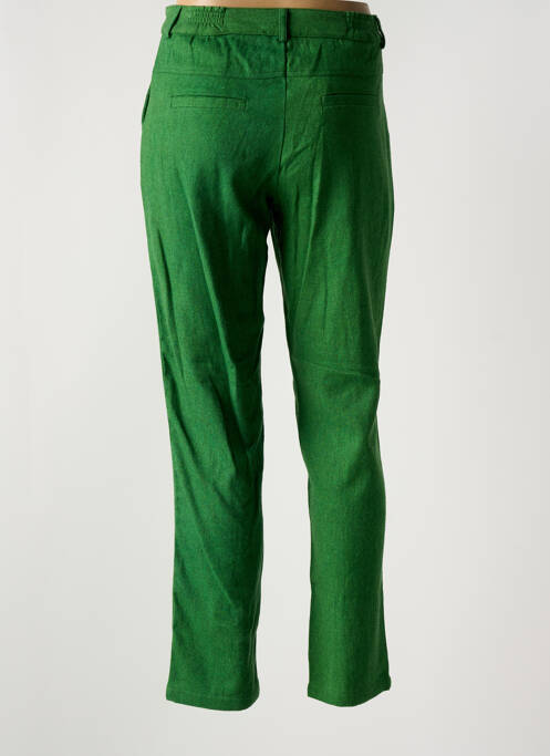 Pantalon chino verde AGATHE & LOUISE femeie