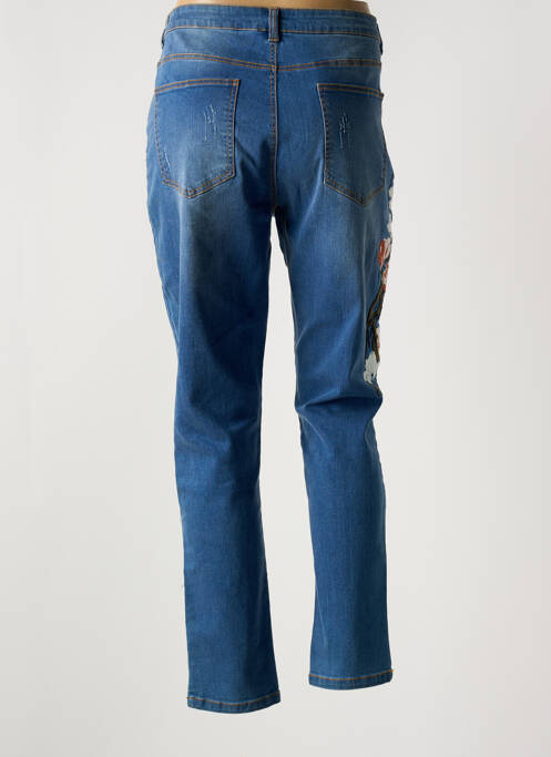 Blugi cu croială slim albastru LEO & UGO femeie