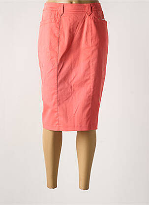 Fustă midi roz JEAN DELFIN femeie