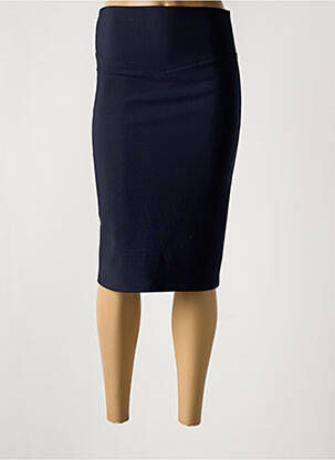 Fustă midi albastru MODE DE PARIS femeie