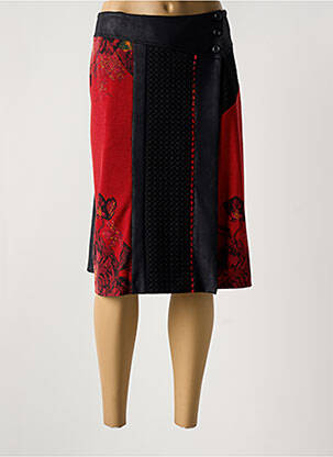 Fustă midi negru JEAN DELFIN femeie