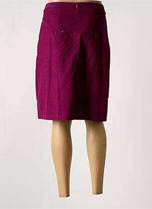 Fustă midi croială dreaptă violet AURA BY FIGURE LIBRE femeie