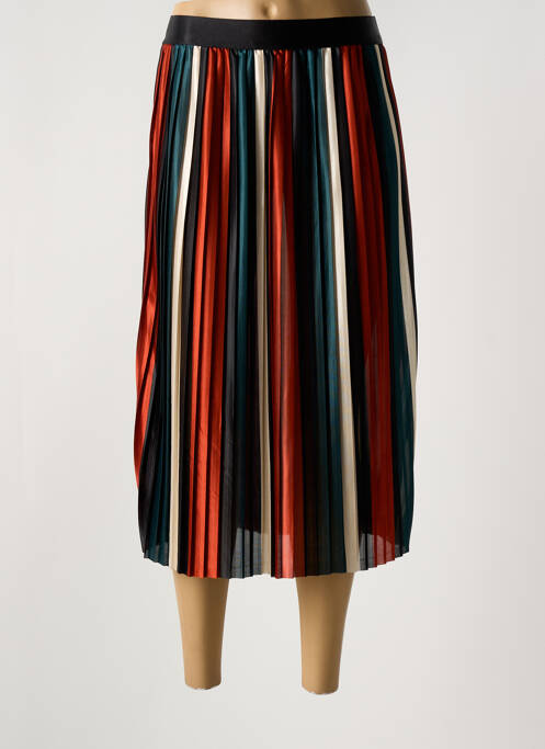 Fustă lungă imprimeu fantezie verde ROMEO POUR JULIETTE femme