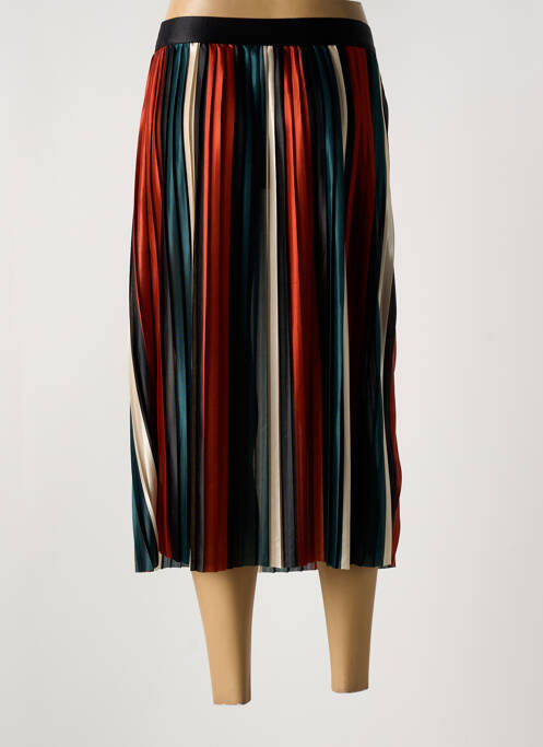 Fustă lungă imprimeu fantezie verde ROMEO POUR JULIETTE femme