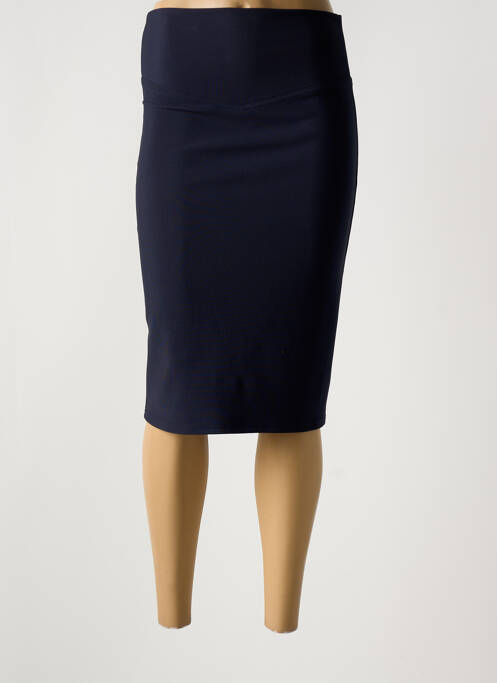 Fustă midi albastru MODE DE PARIS femeie