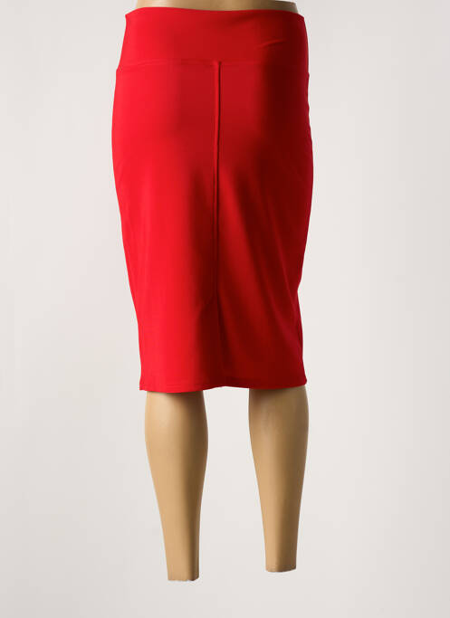 Fustă midi roșu MODE DE PARIS femeie