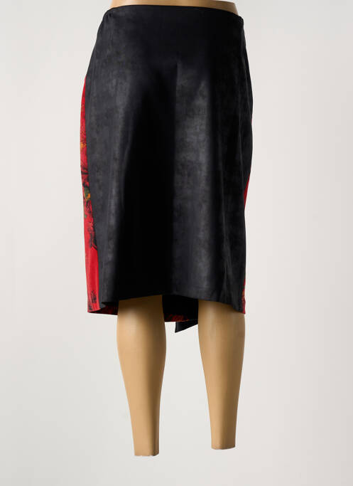 Fustă midi negru JEAN DELFIN femeie