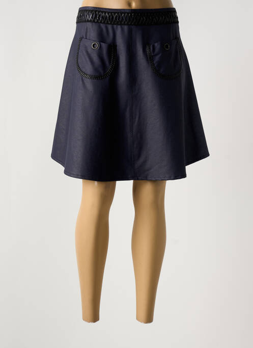 Fustă scurtă albastru LO! LES FILLES femeie