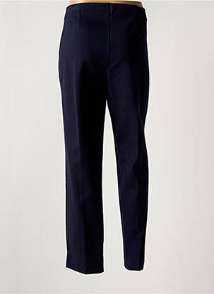 Pantalon slim talie elastică talie înaltă albastru MODE DE PARIS femeie