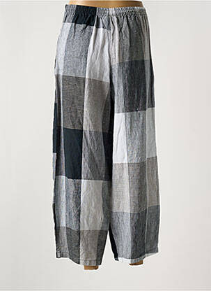 Pantalon 7/8 talie înaltă talie înaltă gri KOKOMARINA femeie