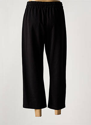 Pantalon 7/8 talie elastică mărime normală negru ALAIN MURATI femeie