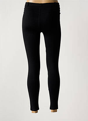 Pantalon slim elasticitate mărime normală negru LEO & UGO femeie