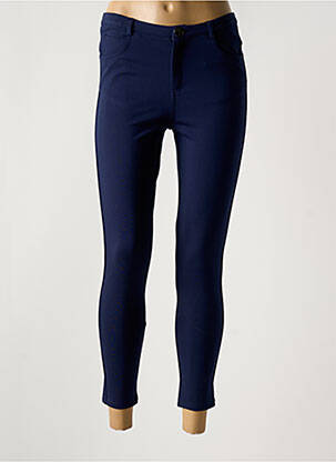 Pantalon slim elasticitate mărime normală albastru LEO & UGO femeie
