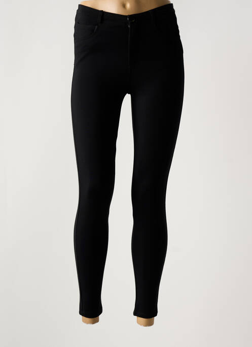 Pantalon slim negru LEO & UGO femeie