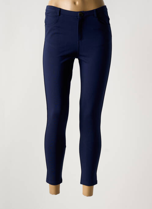 Pantalon slim albastru LEO & UGO femeie