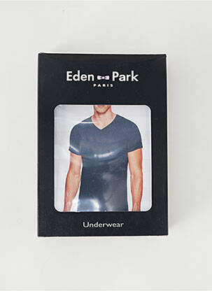 Tricou elasticitate mâneci scurte negru EDEN PARK bărbat