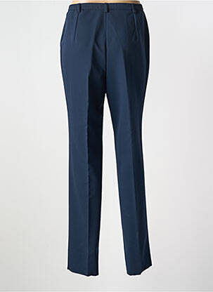 Pantalon drept talie elastică albastru CHRISTIAN MARRY femeie