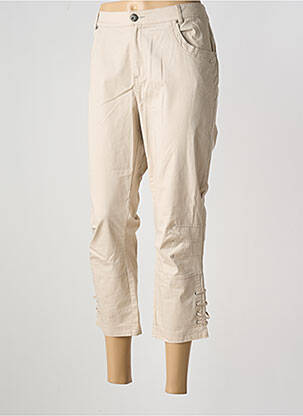 Pantalon trei sferturi bej FRED SABATIER femeie