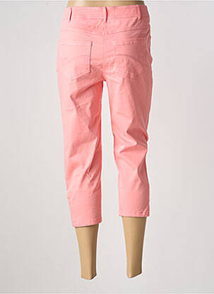 Pantalon trei sferturi buzunare roz PAUSE CAFE femeie