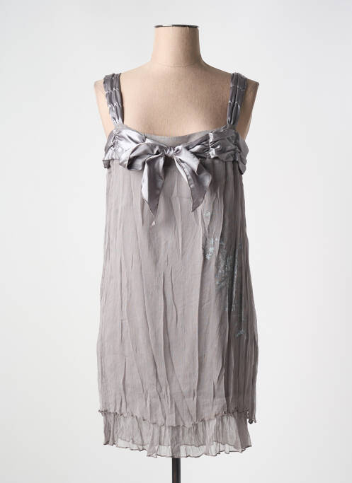 Rochie scurtă gri FRED SABATIER femeie