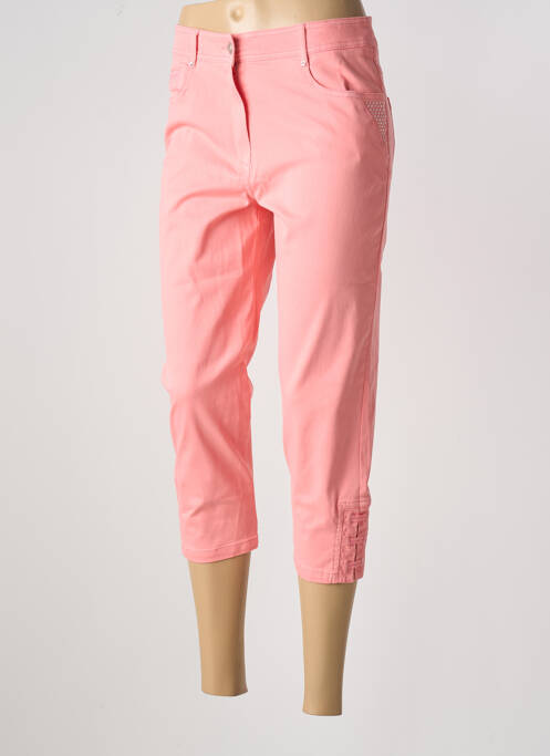 Pantalon trei sferturi roz PAUSE CAFE femeie