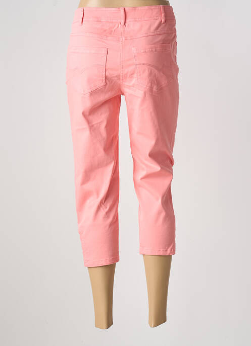 Pantalon trei sferturi roz PAUSE CAFE femeie