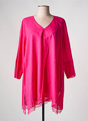 Tunică mâneci lungi roz FRANCK ANNA femeie