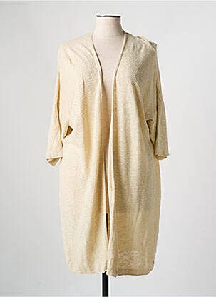 Vestă cu mâneci lungi bej YESTA femeie