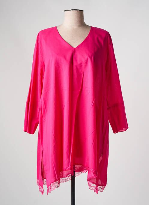 Tunică mâneci lungi roz FRANCK ANNA femeie