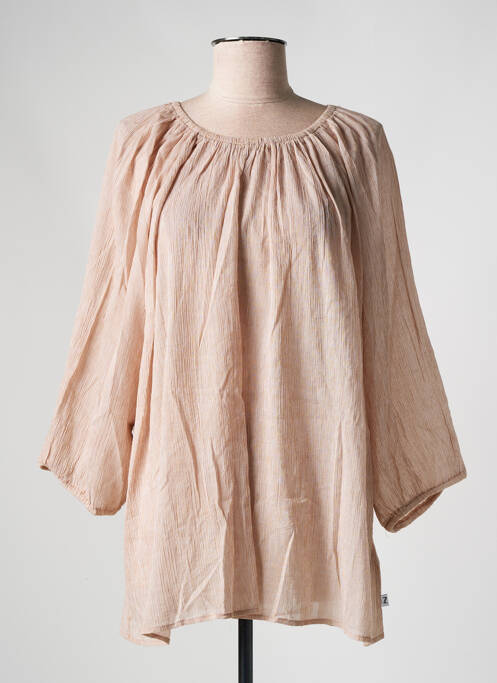 Tunică mâneci lungi bej ZHENZI femeie