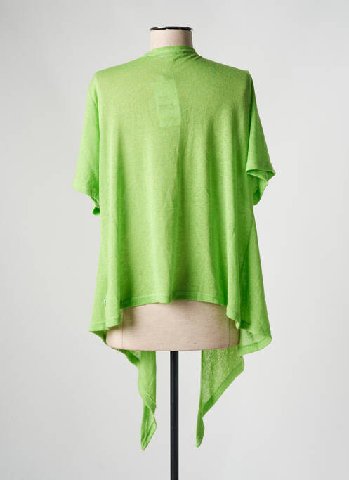 Vestă cu mâneci scurte verde ZHENZI femeie