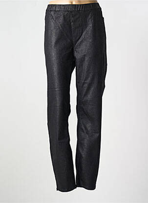 Pantalon drept talie elastică negru CISO femeie