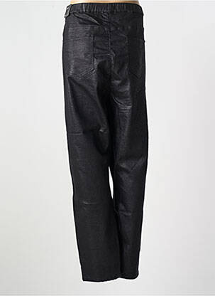 Pantalon drept talie elastică negru CISO femeie