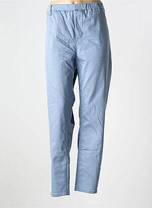 Pantalon 7/8 talie elastică albastru CISO femeie