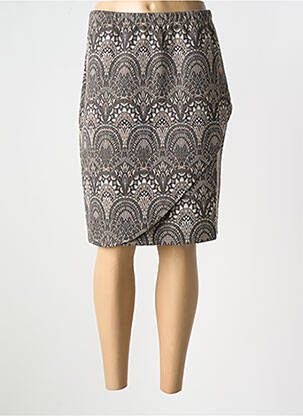 Fustă midi gri ZHENZI femeie