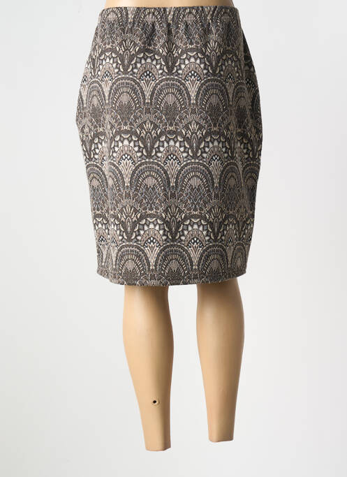 Fustă midi gri ZHENZI femeie