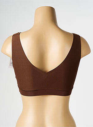 Sutien efect material satinat sutiene maro CHANTELLE femeie