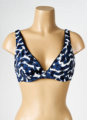 Sutien de costum de baie elasticitate top sutien modelat albastru SIMONE PERELE femeie